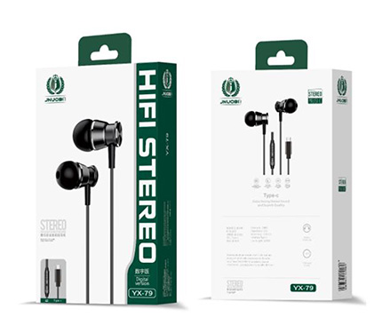 Jnuobi YX-79 tyoe-c metal earphones