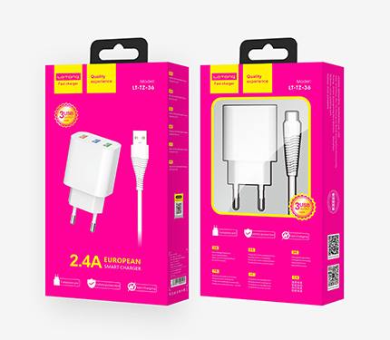 LeTang LT-TZ-36 2.4A 3usb Euro charger set